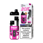 Pink Edition Vapes Bars Angel 20000 Prefilled Pod Kit and Box
