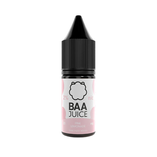Pink Lemonade 10ml Nic Salt E-Liquid by Baa Juice