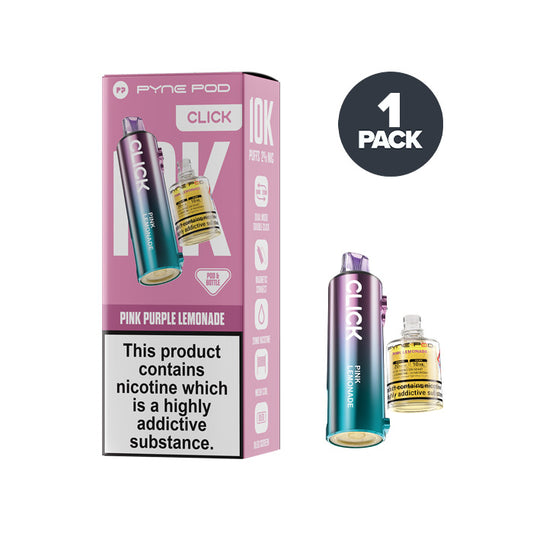 Pink Purple Lemonade Pyne Pod Click Pre-filled Pod and Box