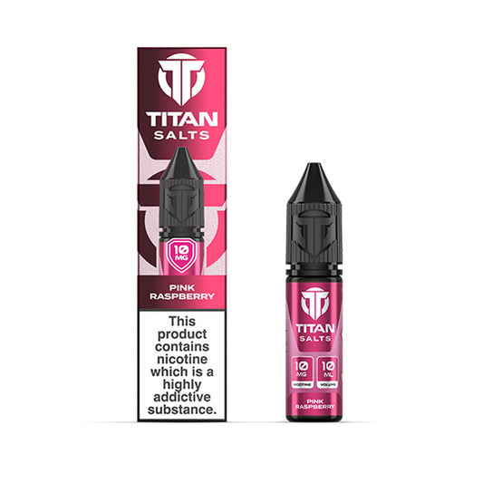 Pink Raspberry 10ml Nicotine Salt by Titan Salts
