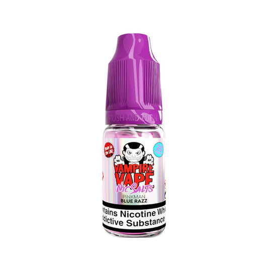 Blue Razz Pinkman 10ml Nic Salt E-Liquid by Vampire Vape