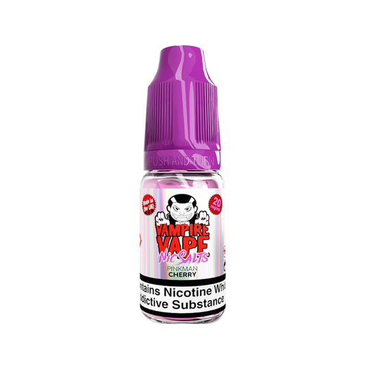 Cherry Pinkman 10ml Nic Salt E-Liquid by Vampire Vape