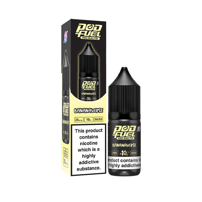 Pod Fuel 10ml Nic Salt E-Liquid Bananaverse