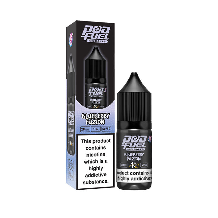 Pod Fuel 10ml Nic Salt E-Liquid Blueberry Fuzion