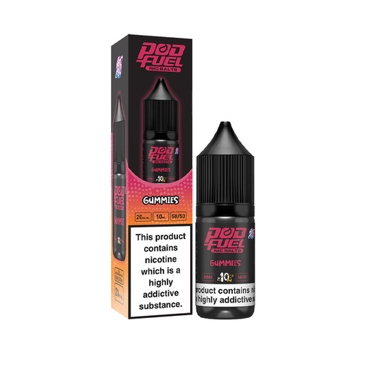 Pod Fuel 10ml Nic Salt E-Liquid Gummies