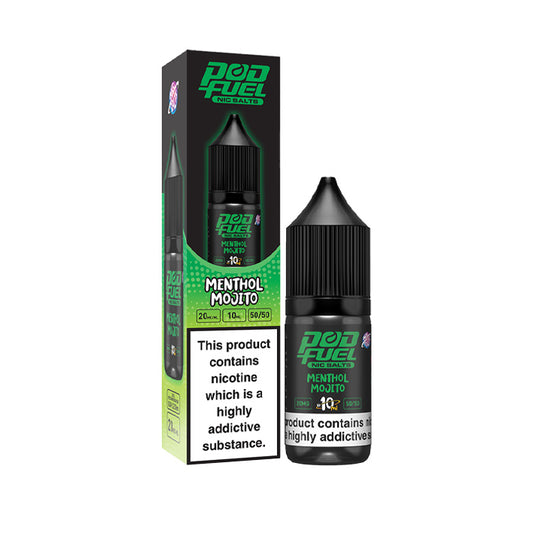 Pod Fuel 10ml Nic Salt E-Liquid Menthol Mojito