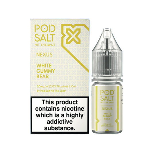 Nexus White Gummy Bear 10ml Nic Salt E-Liquid