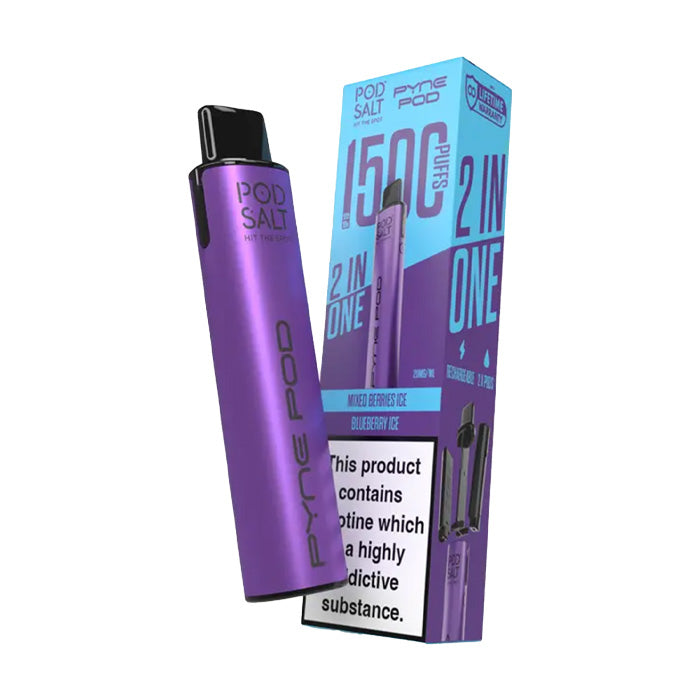 Pod Salt Pyne Pod 2in1 Starter Kit | 1500 Puff Rechargeable Vape