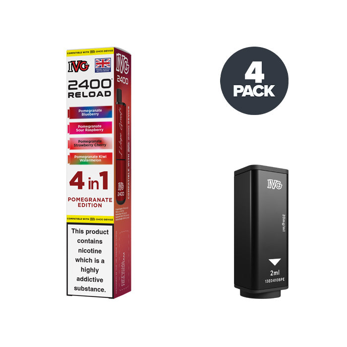 Pomegranate Edition IVG 2400 Reload Prefilled Pod and Box