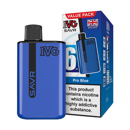 Pro Blue IVG SAVR Starter Vape Kit and Box