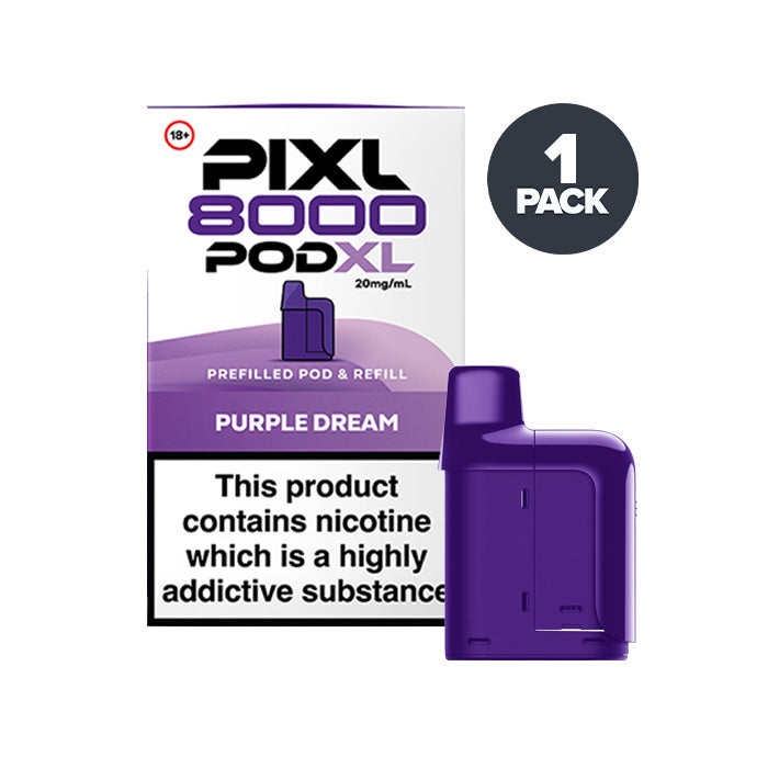 Purple Dream PIXL 8000 Prefilled Pods