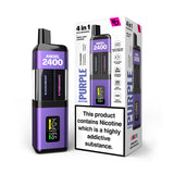 Purple Edition Vapes Bars Angel 2400 Disposable Vape