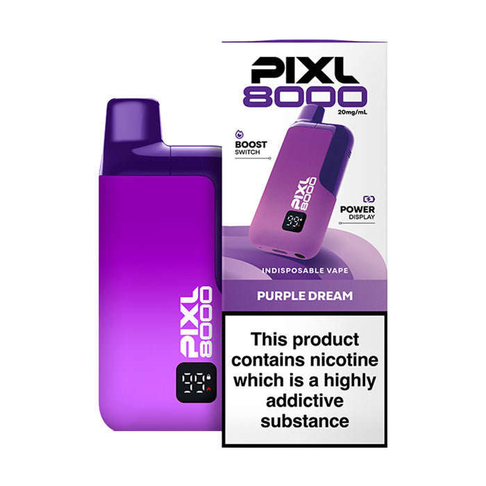 Purple Dream PIXL 8000 Prefilled Pod Kit and Box