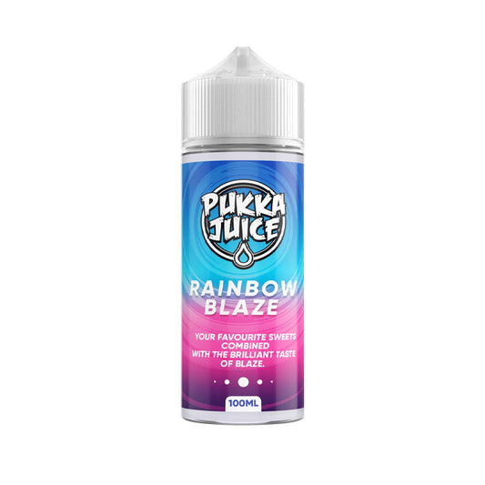Rainbow Blaze 100ml Shortfill E-Liquid by Pukka Juice