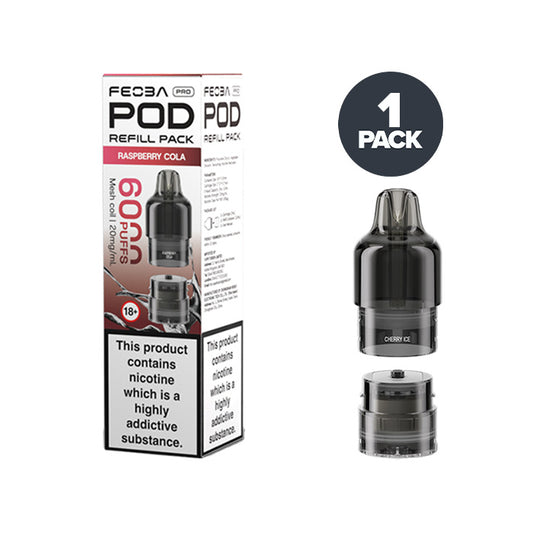 Rapsberry Cola Feoba Pro 6000 Prefilled Pods