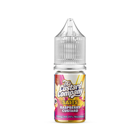 Raspberry Custard 10ml Nic Salt E Liquid by The Custard Company