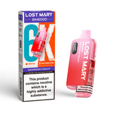 Raspberry Peach Lost Mary BM6000 Disposable