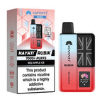 Red Apple Ice Hayati Rubik 7000 Prefilled Pod Kit and Box