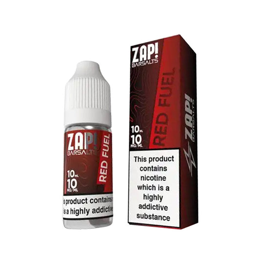 Red Fuel 10ml Nic Salt E-Liquid by Zap Bar Salts