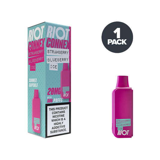 Riot Connex Capsule Pod Strawberry Blueberry Ice