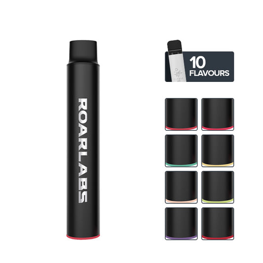 Roar X Disposable Vape with 8 Colour Boxes
