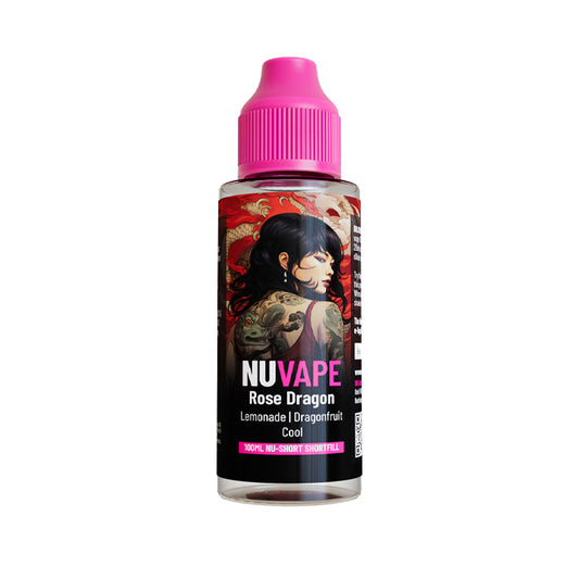 Rose Dragon 100ml Shortfill E-Liquid by Nu Fill