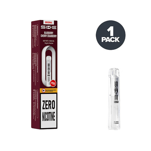 SKE vape pod and packaging on a white background