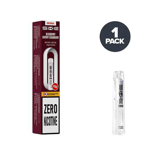 SKE vape pod and packaging on a white background