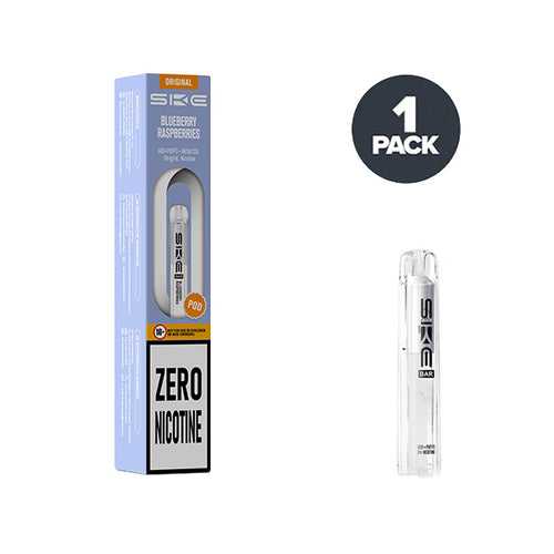 SKE vape pod and packaging on a white background