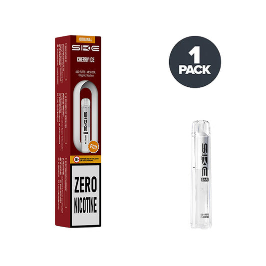 SKE vape pod and packaging on a white background