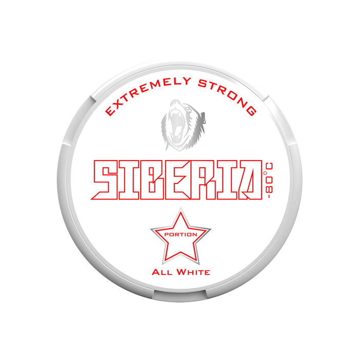 Siberia Original Nicotine Pouches All White
