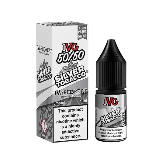 Silver Tobacco 10ml E-Liquid by IVG 50/50