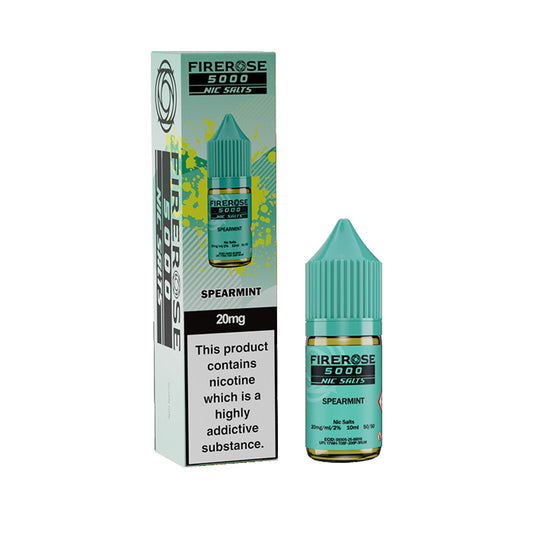 Spearmint 10ml Nic Salt E-Liquid by Firerose 5000