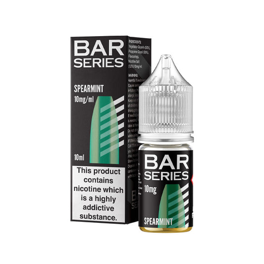 Spearmint 10ml Nic Salt E-Liquid by Bar Series