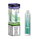 Spearmint Hawcos x Lost Mary Pro Max 7000 Disposable Vape and Box
