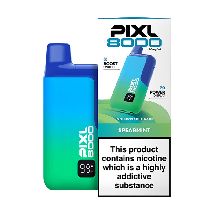 Spearmint PIXL 8000 Prefilled Pod Kit and Box