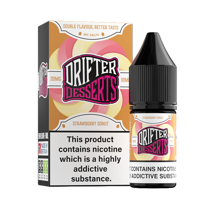 Strawberry Donut Nic Salt E-Liquid by Drifter Dessert