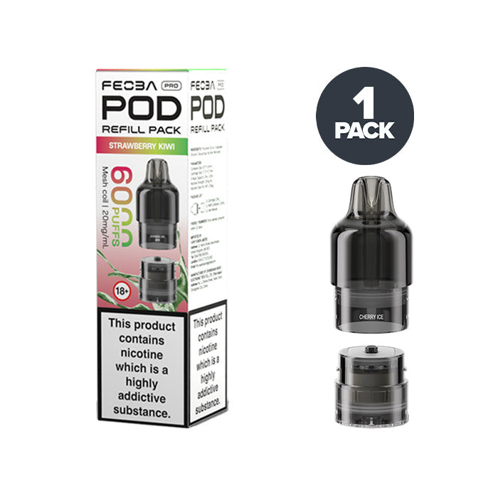 Strawberry Kiwi Feoba Pro 6000 Prefilled Pods