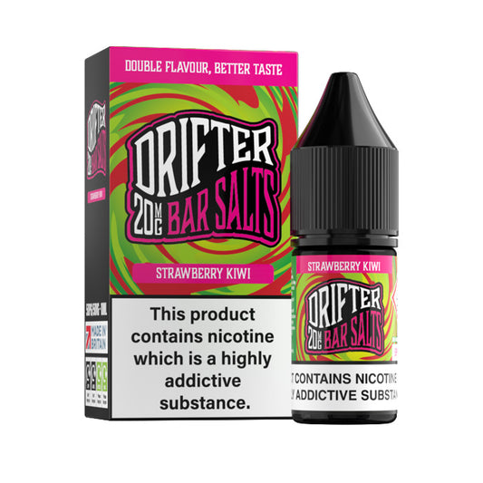 Strawberry Kiwi Nic Salt E-Liquid by Drifter Bar Series