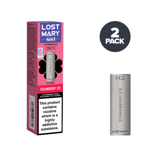 Strawberry Ice Lost Mary 4in1 Pre-filled Pods