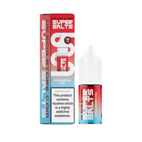 Strawberry Ice Nic Salt E-Liquid by Super Salts