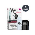 Strawberry Ice Vapes Bars Diamond 6000 Prefilled Pod and Box