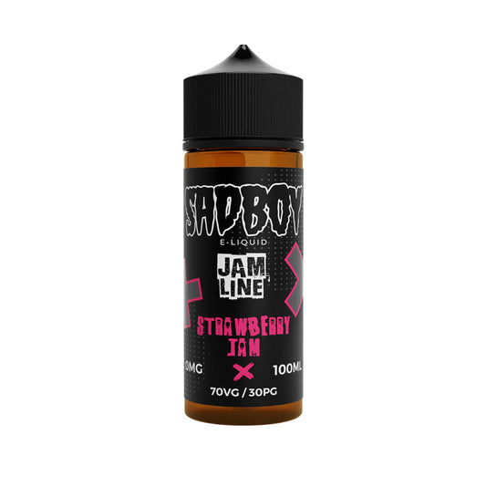 Strawberry Jam 100ml Shortfill E-Liquid by Sadboy