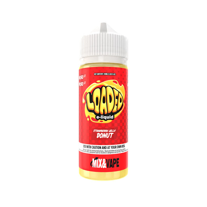 Strawberry Jelly Donut 100ml Shortfill by Loaded