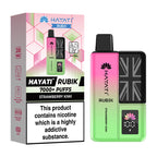 Strawberry Kiwi Hayati Rubik 7000 Prefilled Pod Kit and Box