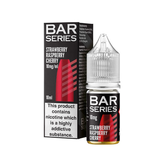 Strawberry Raspberry Cherry 10ml Nic Salt E-Liquid by Bar Series