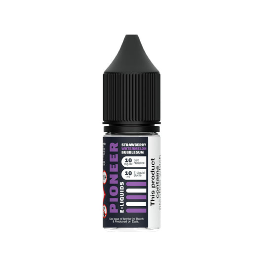 Strawberry Watermelon Bubblegum 10ml Nic Salt E Liquid by Pioneer