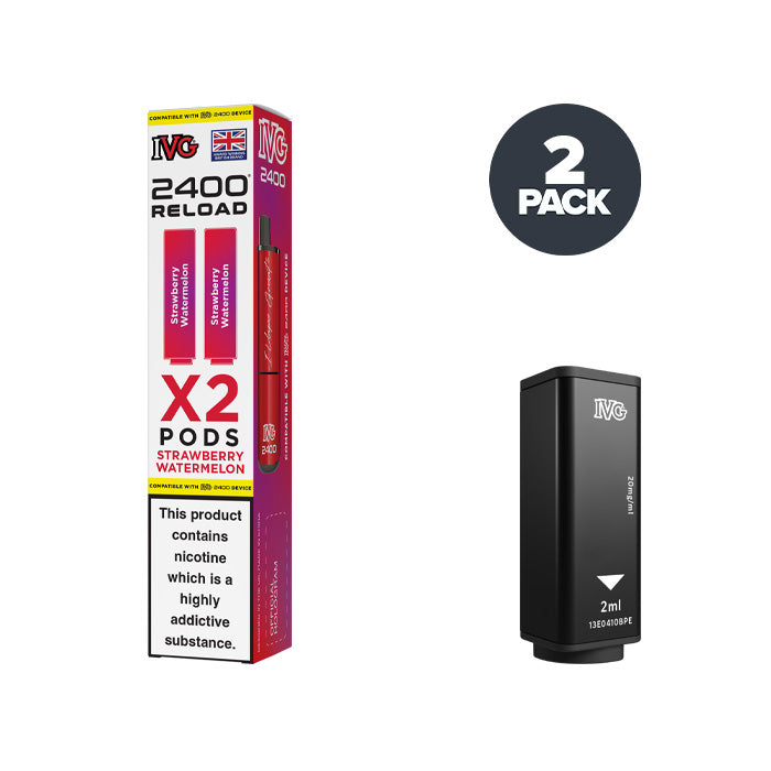 Strawberry Watermelon IVG 2400 Reload Prefilled Pod and Box