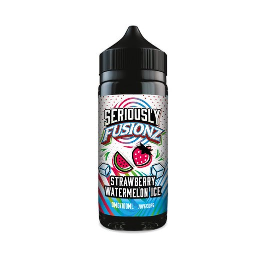 Strawberry Watermelon Ice Seriously Fusionz 100ml Shortfill E-Liquid