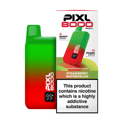 Strawberry Watermelon PIXL 8000 Prefilled Pod Kit and Box